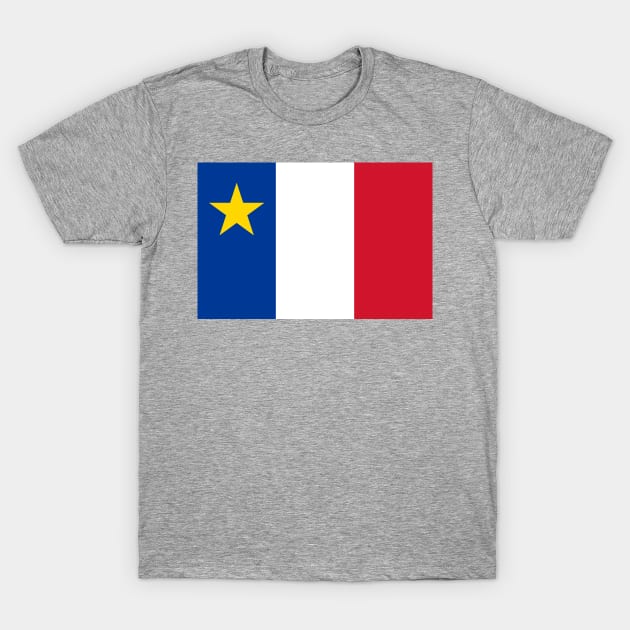 Flag of Acadia T-Shirt by brigadeiro